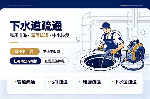 涪陵下水道疏通