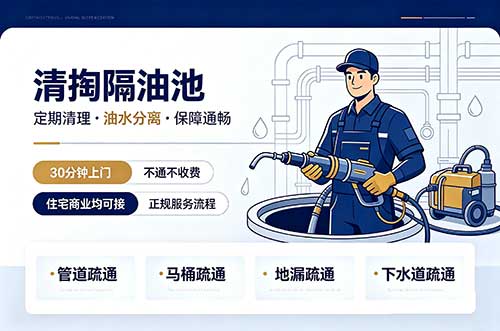 涪陵清掏隔油池